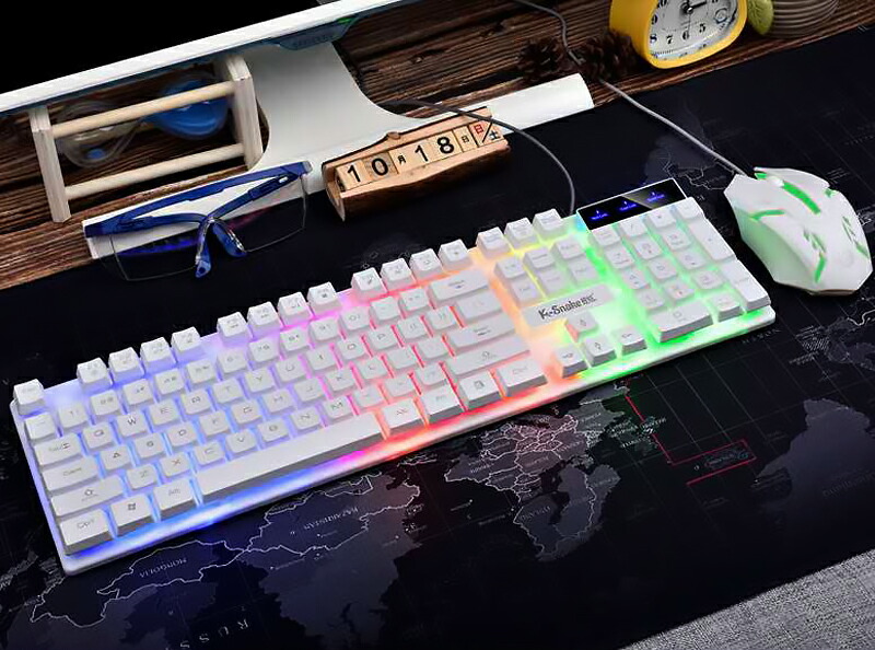 楽天市場】【買い物マラソン期間P10倍】ゲーミングキーボード マウス