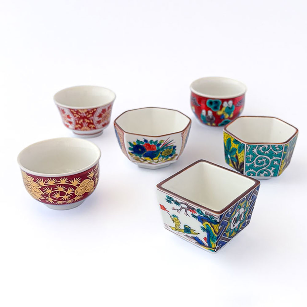 楽天市場】九谷焼 組盃 時代画風/青郊窯＜送料無料＞和食器 酒器