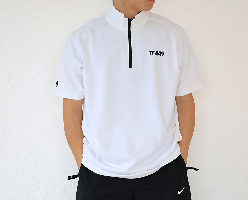 楽天市場】TFW49 MOCK NECK HALF ZIP モックネック ハーフジップ 半袖