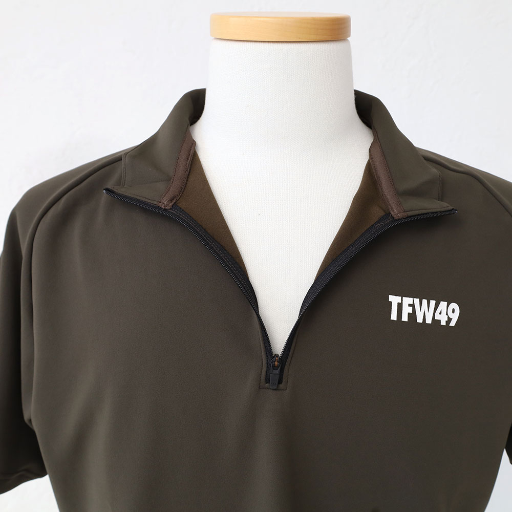 楽天市場】TFW49 MOCK NECK HALF ZIP モックネック ハーフジップ 半袖