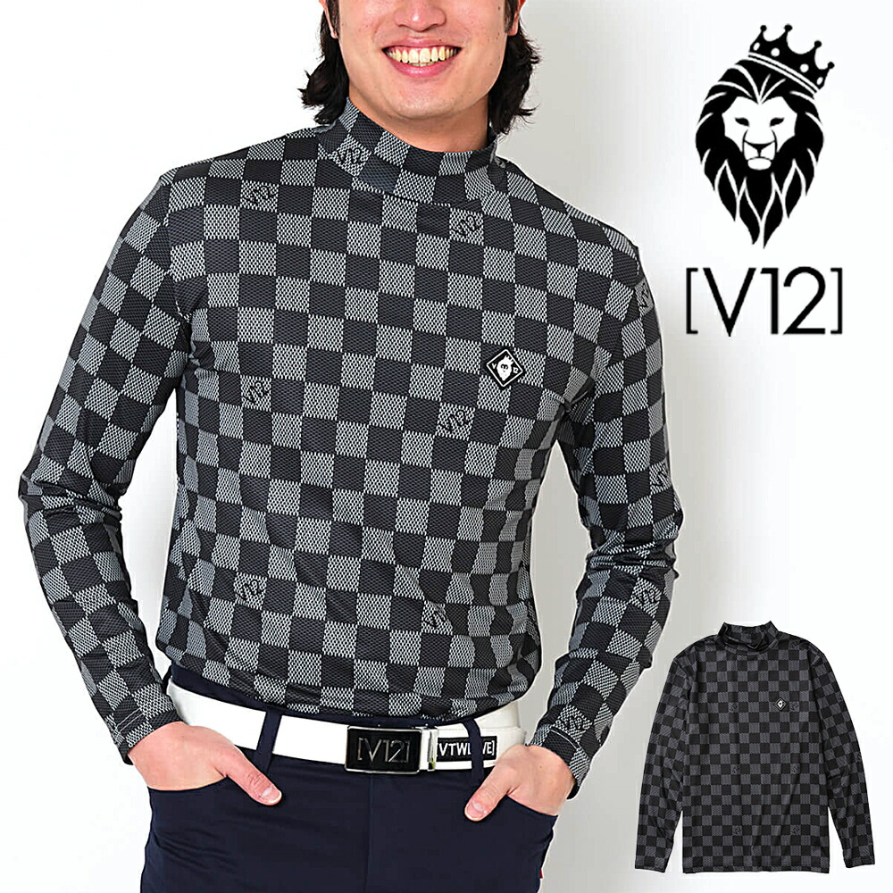 楽天市場】V12 ブィトゥエルブ DAM MOCK ダム モックネック ブロック