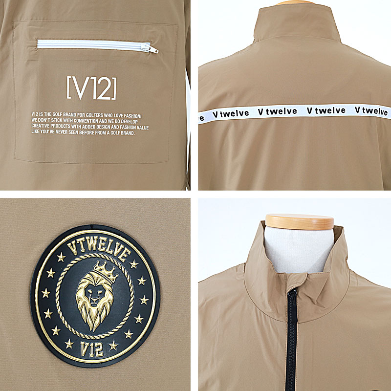 楽天市場】V12 ヴィトゥエルブ ゴルフ TAPE JKT メンズ ナイロン