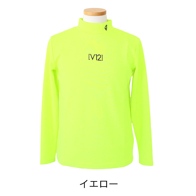 楽天市場】V12 ヴィトゥエルブ ゴルフ CENTER LOGO MOCK メンズ モック