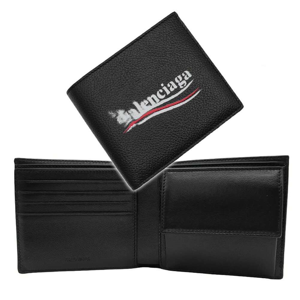 楽天市場】BALENCIAGA バレンシアガ 二つ折り財布 594315 2AA3B CASH