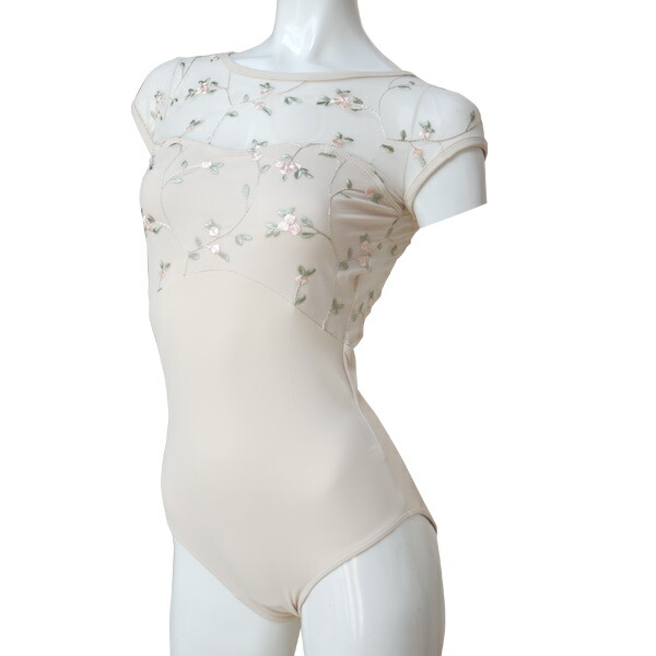 楽天市場】フレンチスリーブレオタード 刺しゅう|バレエ ステッチ ブラ