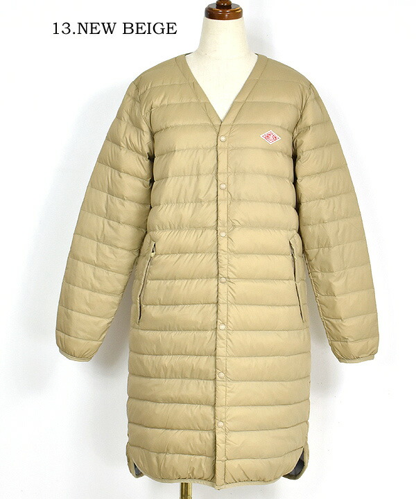 楽天市場】【19AW】DANTON ダントン Vネックロングインナーダウン