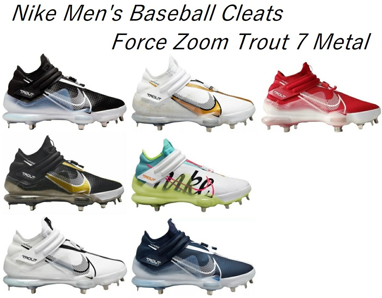 楽天市場】スパイク 野球 ハイカット 金具 黒 軽量 ネイビー マジック