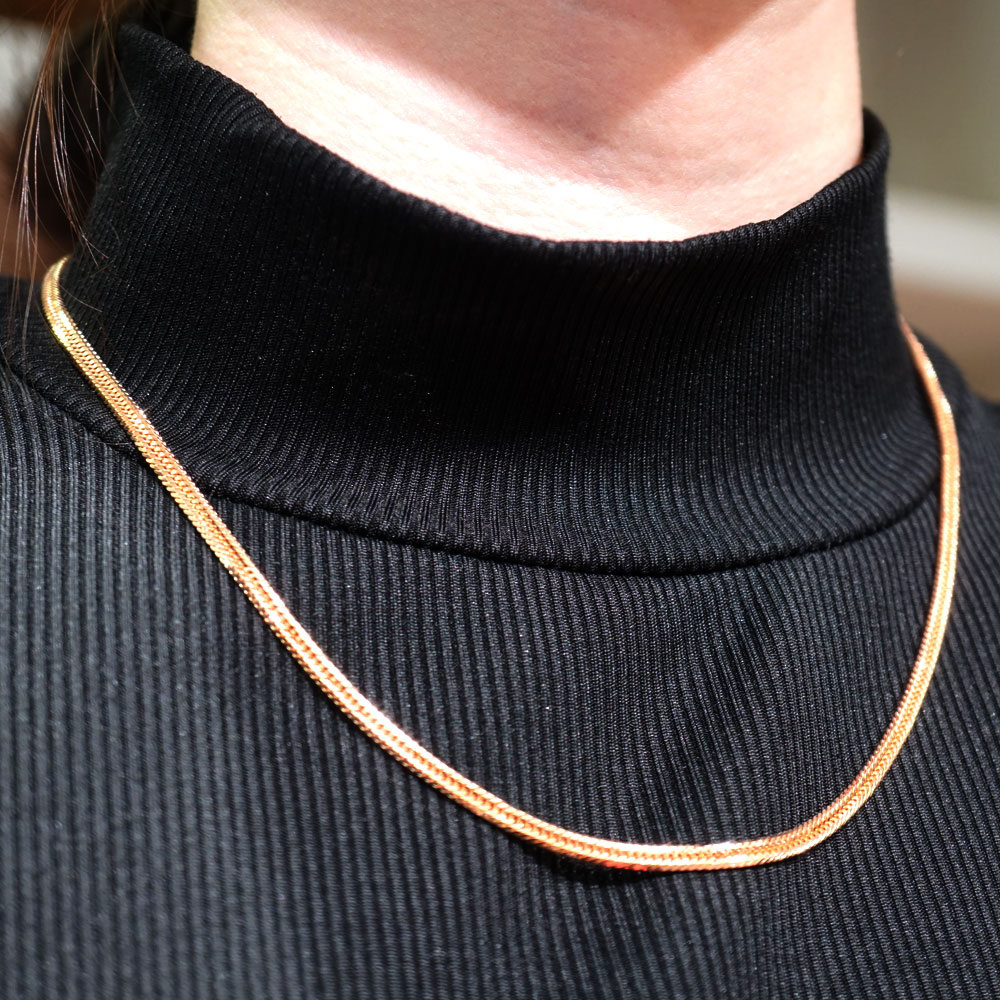 楽天市場】【当店限定】 喜平 ネックレス ローズゴールド 18金