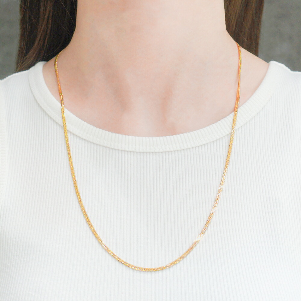 楽天市場】喜平ネックレス K18 W6面 60cm 10g 造幣局検定刻印 ゴールド