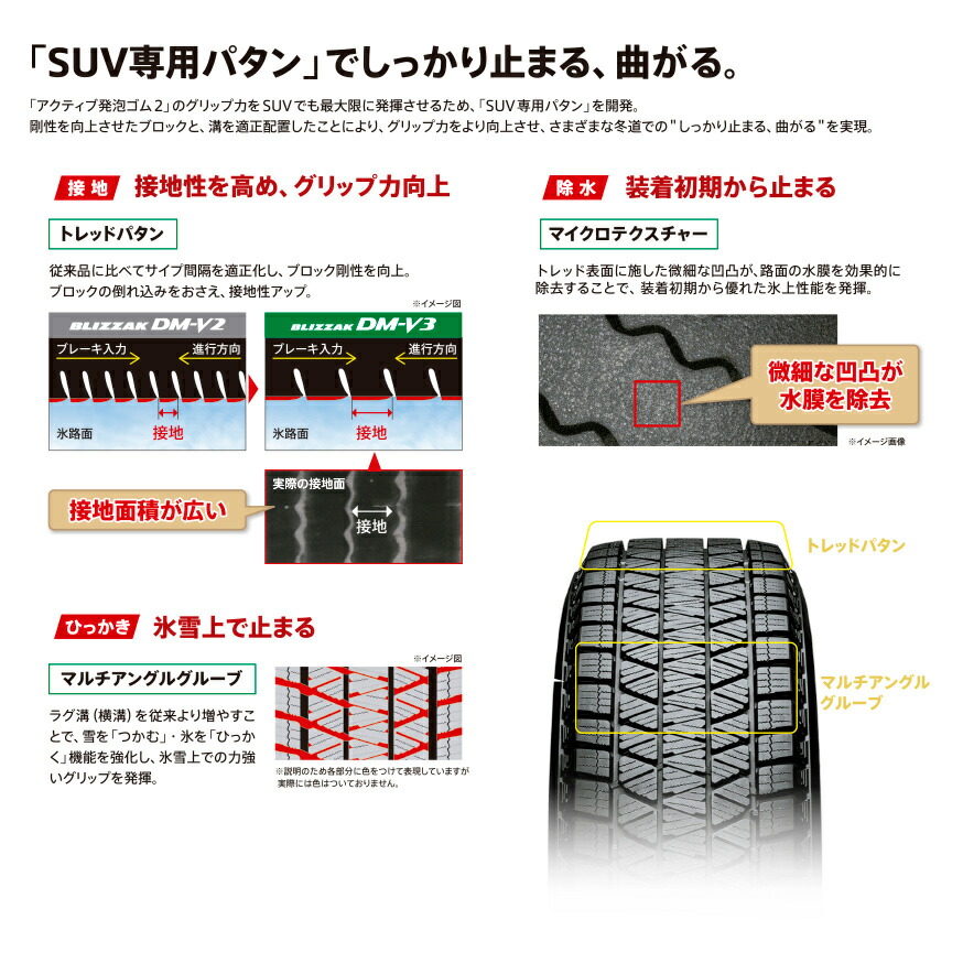 楽天市場】【BRIDGESTONE BLIZZAK DM-V3 245/45R20 103Q 4本セット