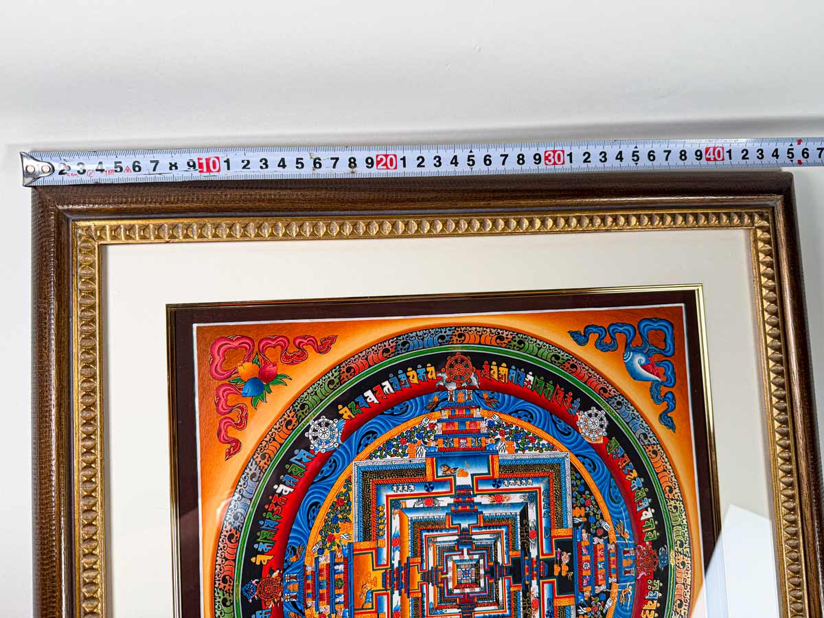 楽天市場】曼荼羅 マンダラ タンカ 掛軸 肉筆画 チベット密教 仏教美術