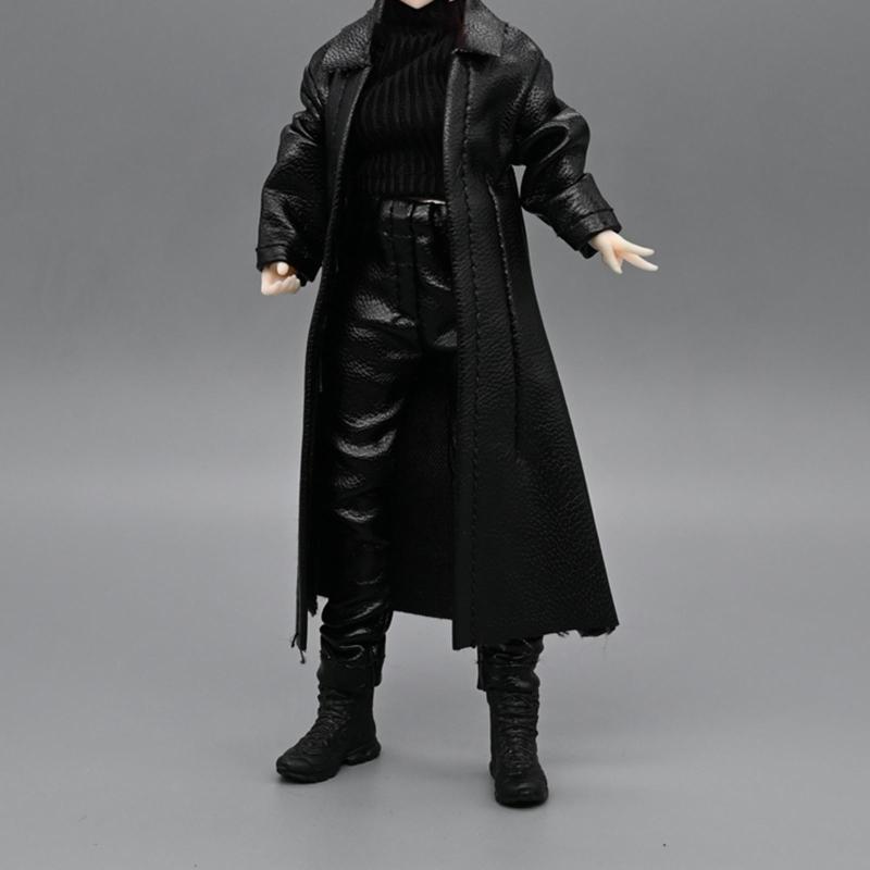 楽天市場】1:12 アクションフィギュア コート ドレスアップ PUレザー