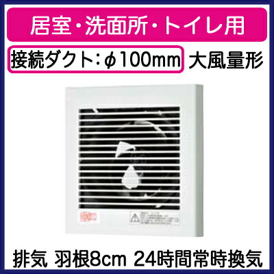 楽天市場】FY-08PDX9SDパナソニック Panasonic パイプファン 本体