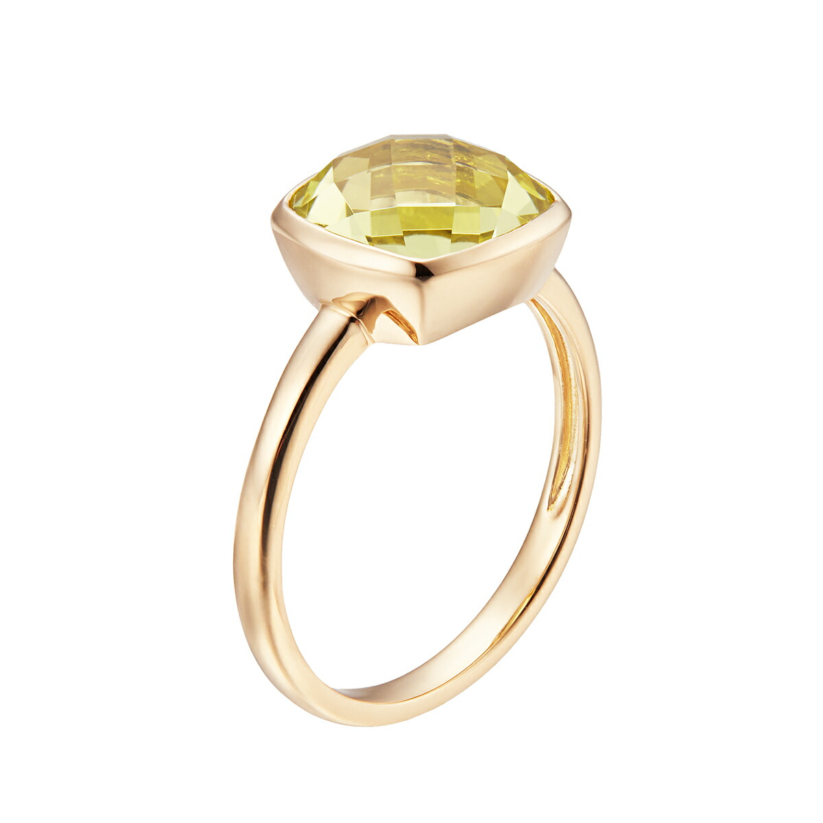 楽天市場】K10イエローゴールドレモンクォーツリング : ジュエリーツツミ