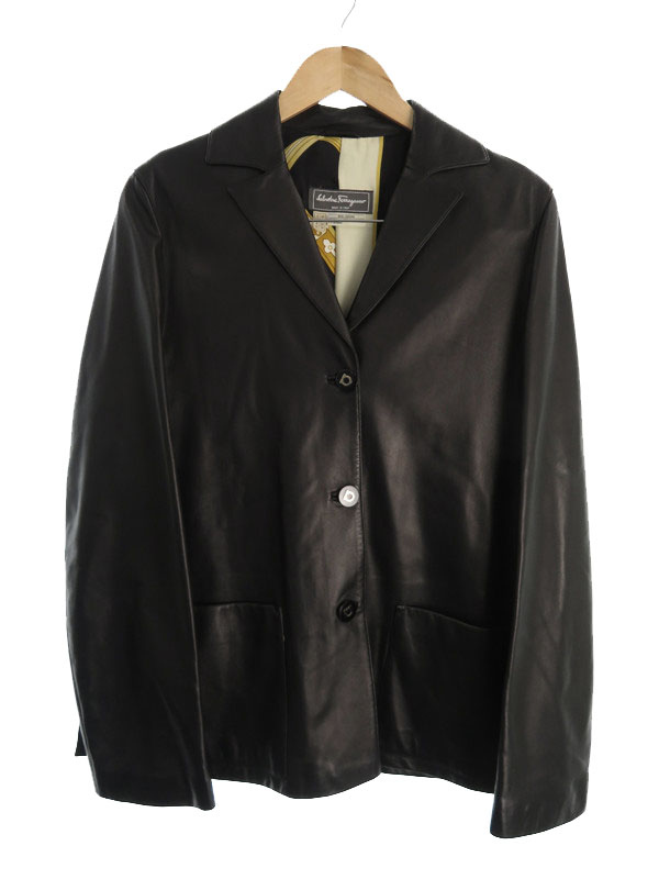 楽天市場】【Salvatore Ferragamo】【アウター】フェラガモ『レザー