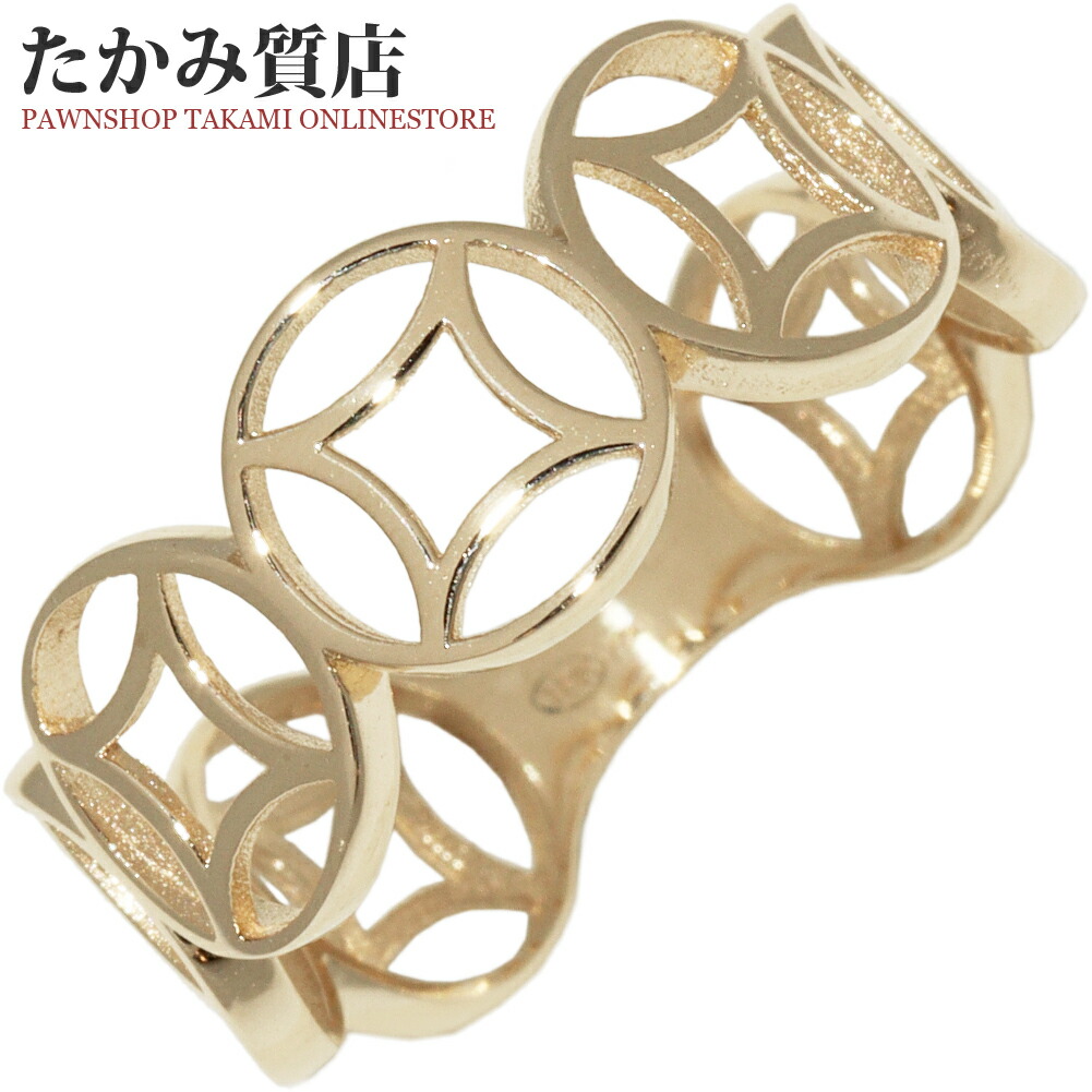 楽天市場】指輪 K18YG マネーキャッチャー #11(約10号) : たかみ質店