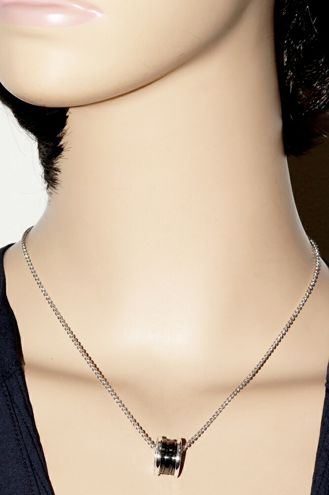 楽天市場】ブルガリ ペンダントネックレス SV ブラックセラミック