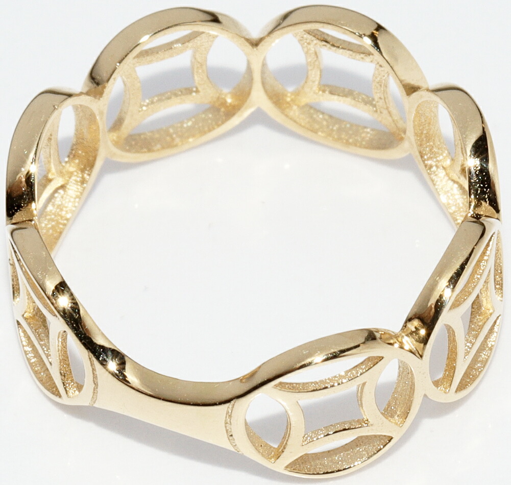 楽天市場】指輪 K18YG マネーキャッチャー #11(約10号) : たかみ質店