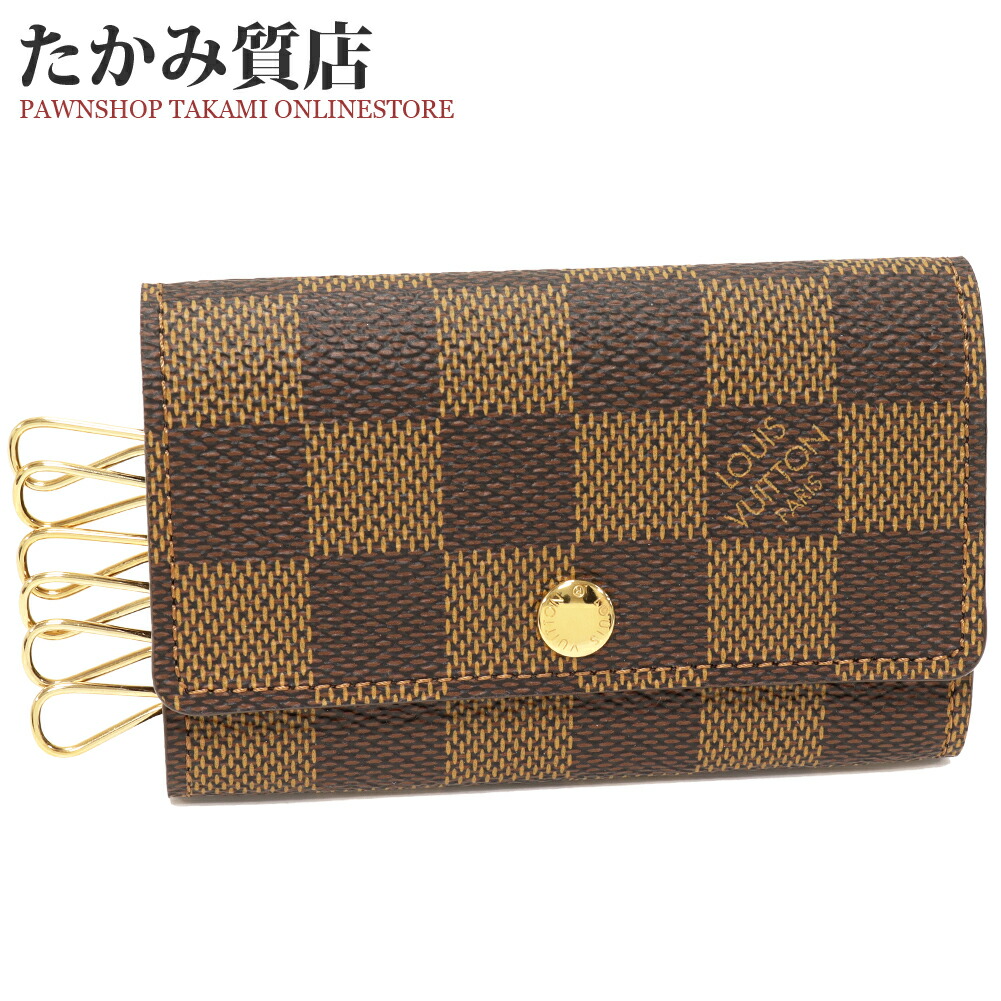 楽天市場】ルイヴィトン 6連キーケース ダミエ ミュルティクレ6 N62630
