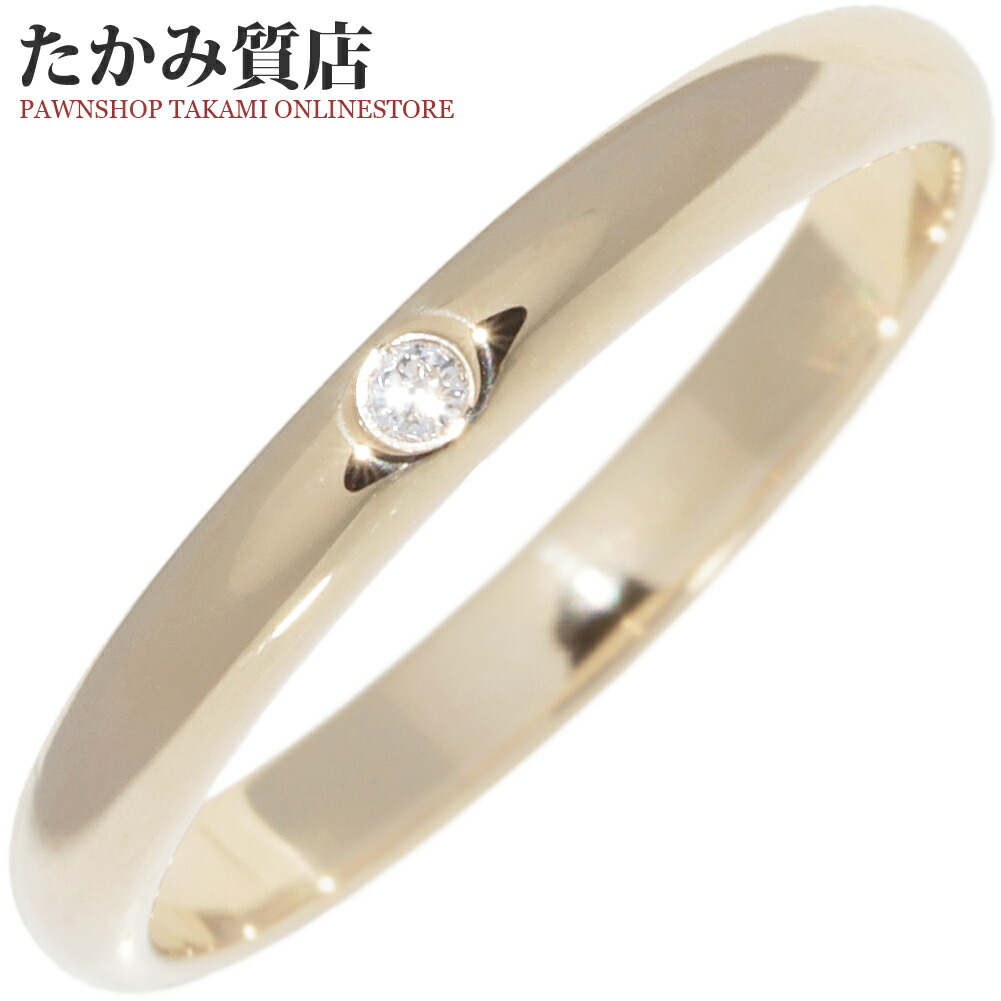 楽天市場】カルティエ 指輪 K18YG ダイヤ1P(0.01ct) クラシック