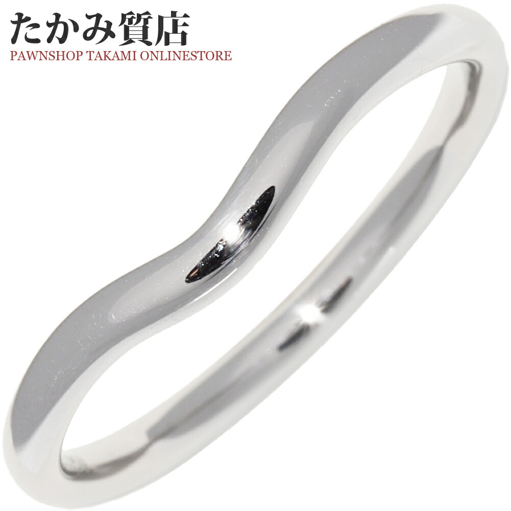 楽天市場】ティファニー 指輪 Pt950 カーブドバンドリング 幅2ミリ