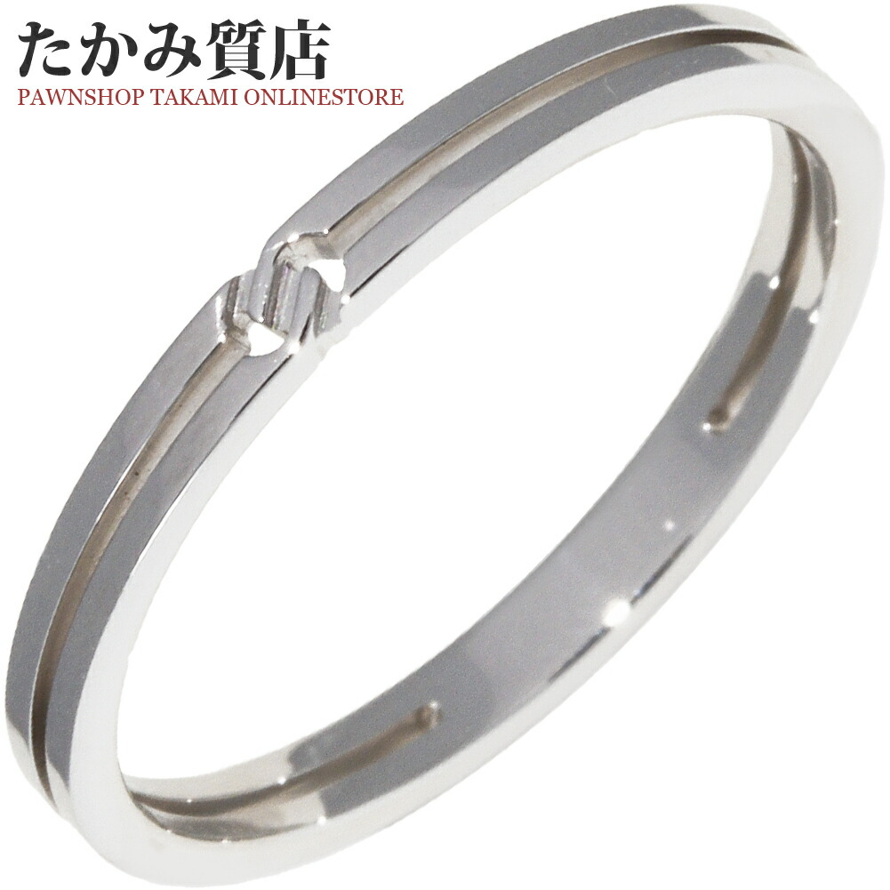 楽天市場】グッチ 指輪 K18WG インフィニティリング 幅2ミリ #16(15.5