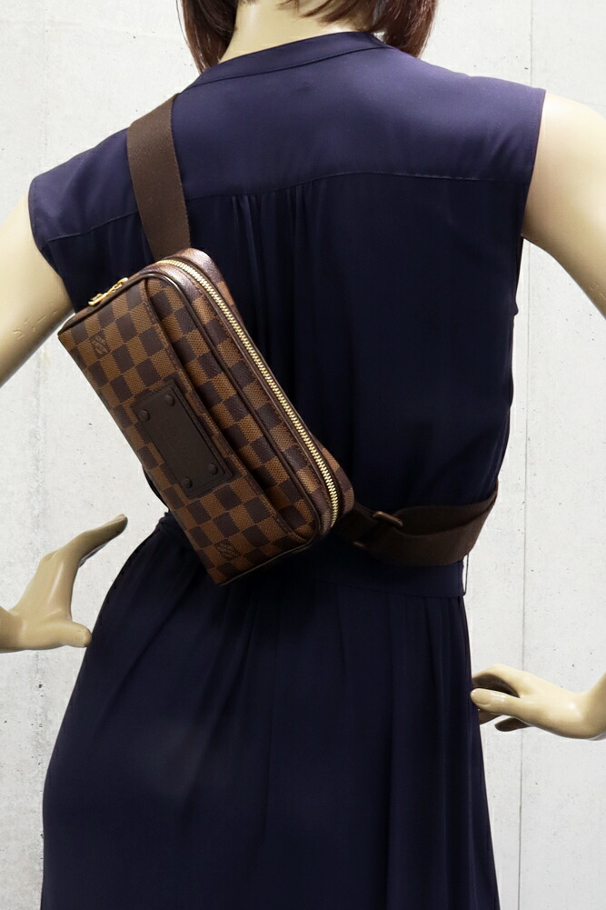 楽天市場】ルイヴィトン ボディバッグ ウエストバッグ ダミエ