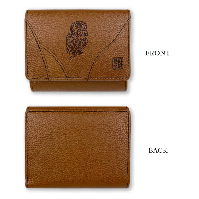 楽天市場】【全3色】野村修平 縁起の良い フクロウの型押し リアル