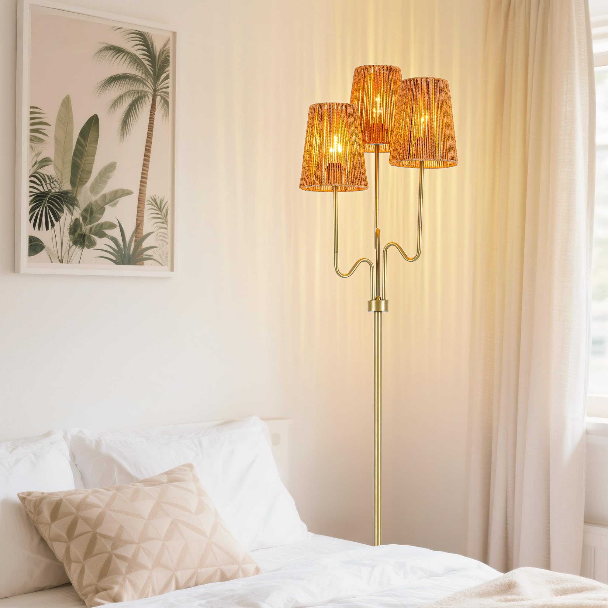 フロアライト フロアスタンド ラタン ランプ」の人気商品一覧 | 安い