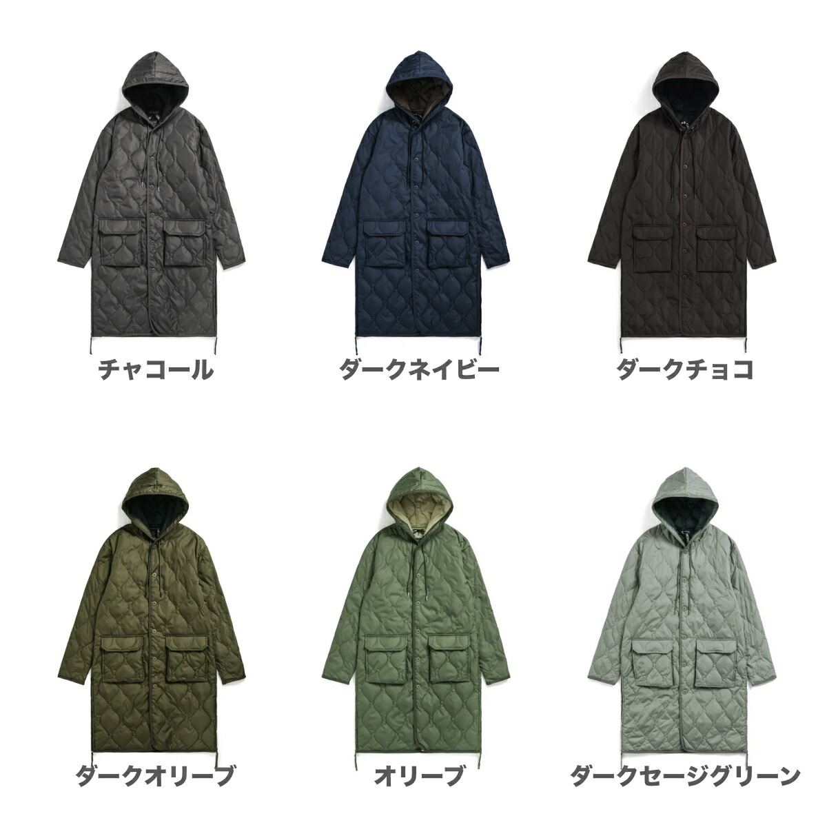 楽天市場】【公式】TAION (タイオン) ミリタリー フード ダウンコート