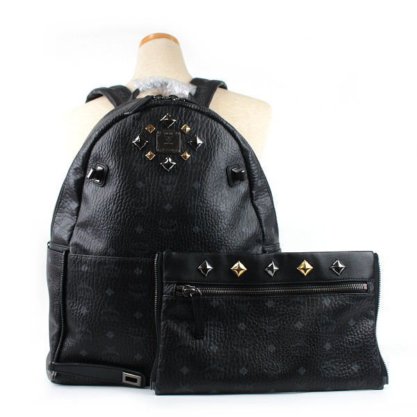 楽天市場】MCM エムシーエム スタッズ付きリュックサック DUAL STARK