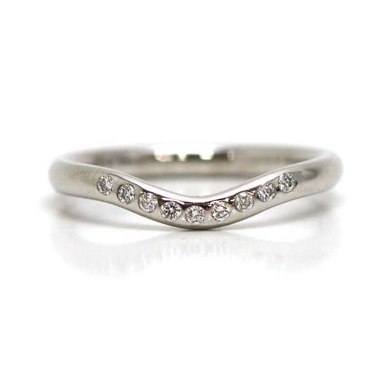 楽天市場】Tiffany&Co. ティファニー バンドリング ダイヤモンド Pt950