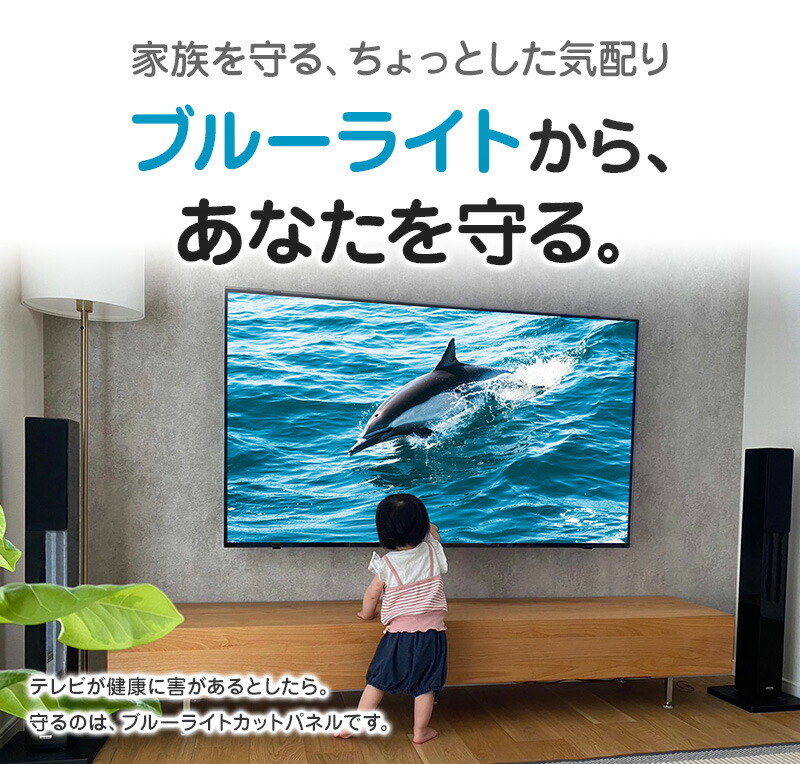 楽天市場】ブルーライトカット 液晶テレビ保護パネル 60インチ 60型