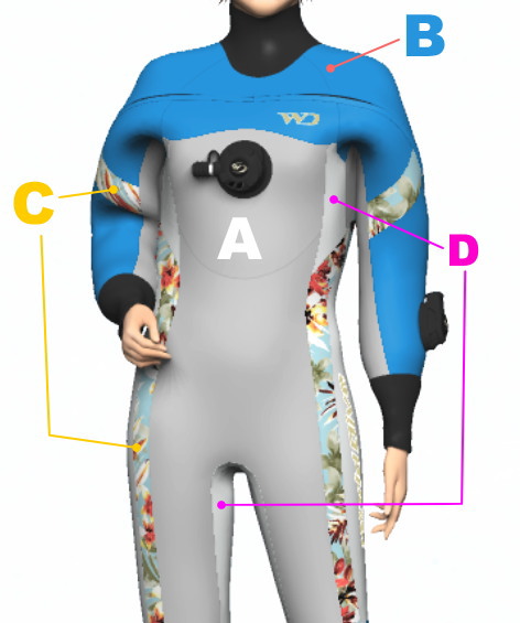 楽天市場】ワールドダイブ ドライスーツ XG1 3.5mm＊マルチエラス