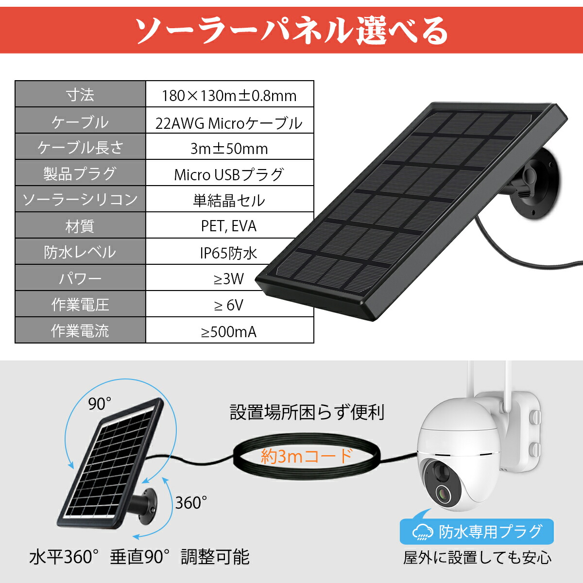 楽天市場】☆限定15％OFFクーポン！☆防犯カメラ 屋外 ソーラー