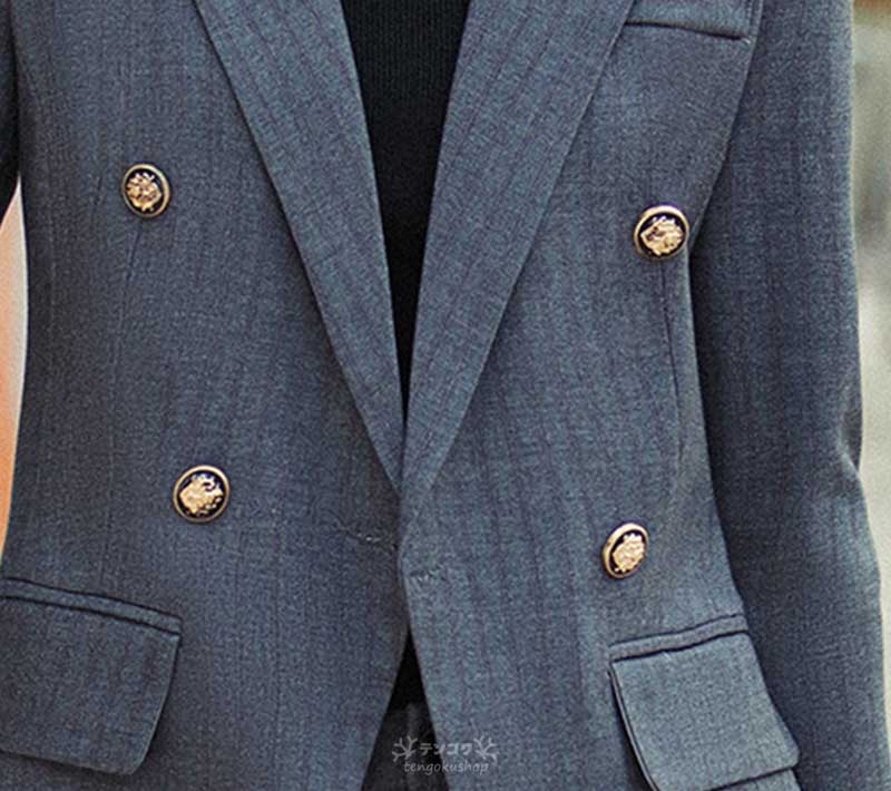 楽天市場】パンツスーツ レディース 大きいサイズ ストライプ スーツ