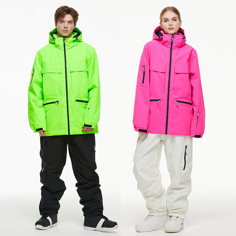 楽天市場】スノーボードウェア 男女兼用 上下セット 無地 全5色 メンズ