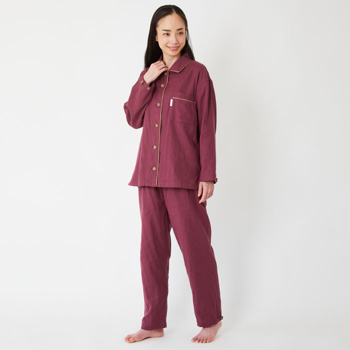 楽天市場】Liflance（リフランス） しなやか3重ガーゼパジャマ