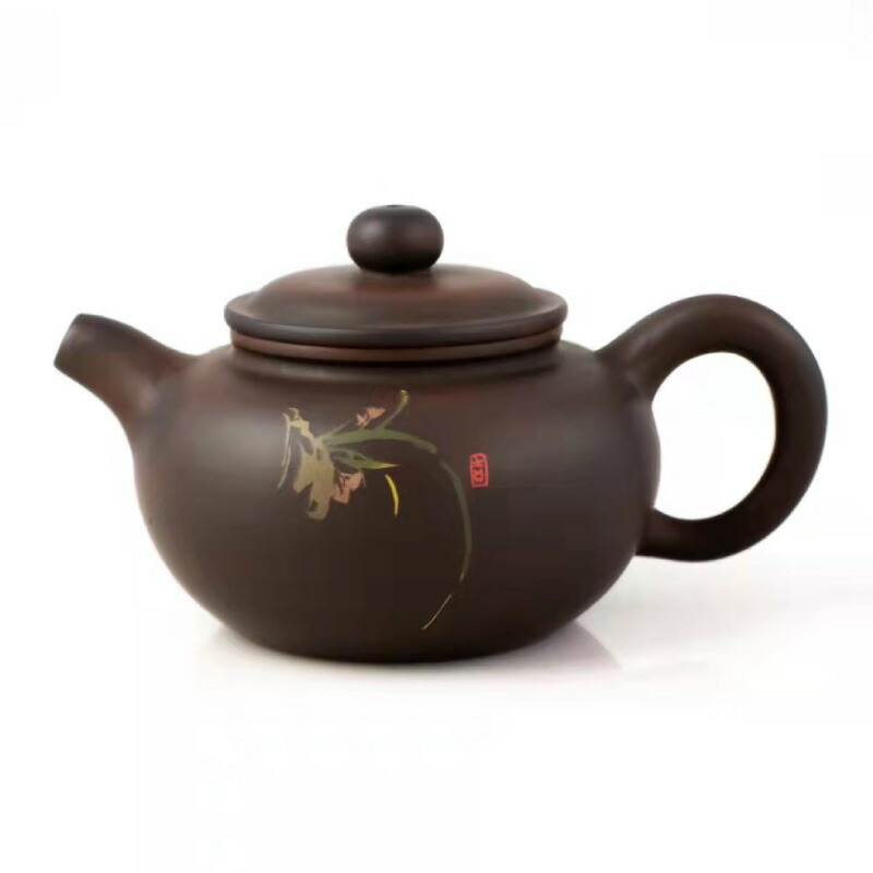 楽天市場】建水紫陶 手作り 中国茶器 220~260ml 茶壺 陶器 急須 磁器