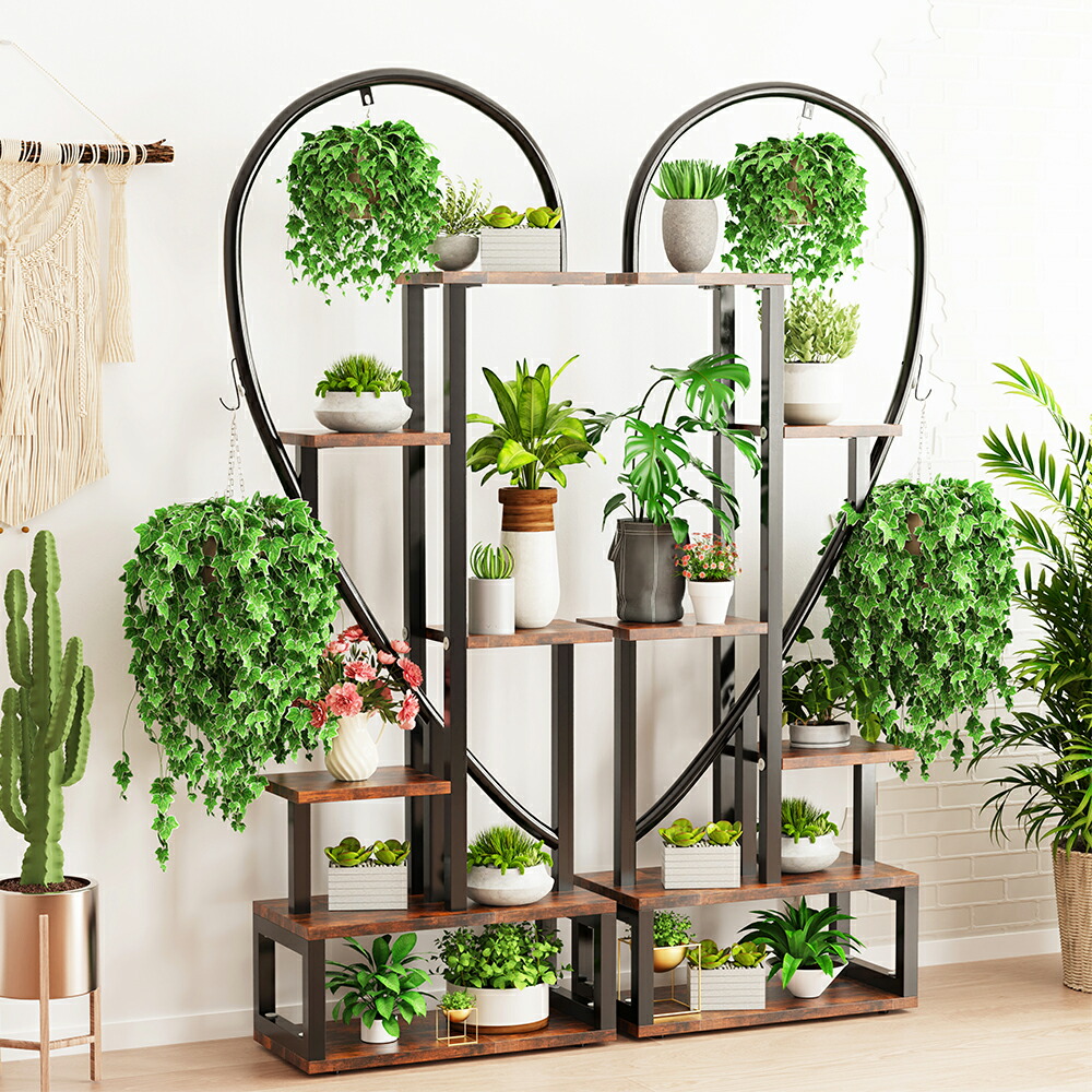 楽天市場】UNHO ディスプレイラック ハート型 おしゃれ フラワー