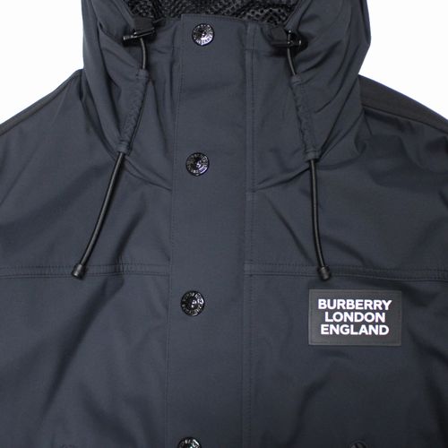 楽天市場】BURBERRY バーバリー Logo Applique Technical Twill Hooded