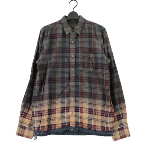 楽天市場】【中古】 sacai サカイ 20SS グラデーション チェックシャツ