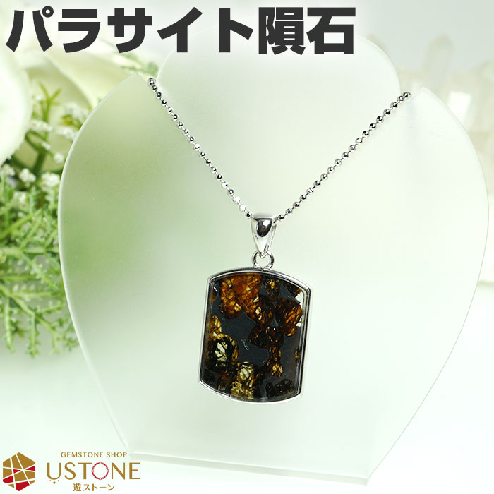 楽天市場】パラサイト 隕石 ペンダントトップ ケニア産 天然石