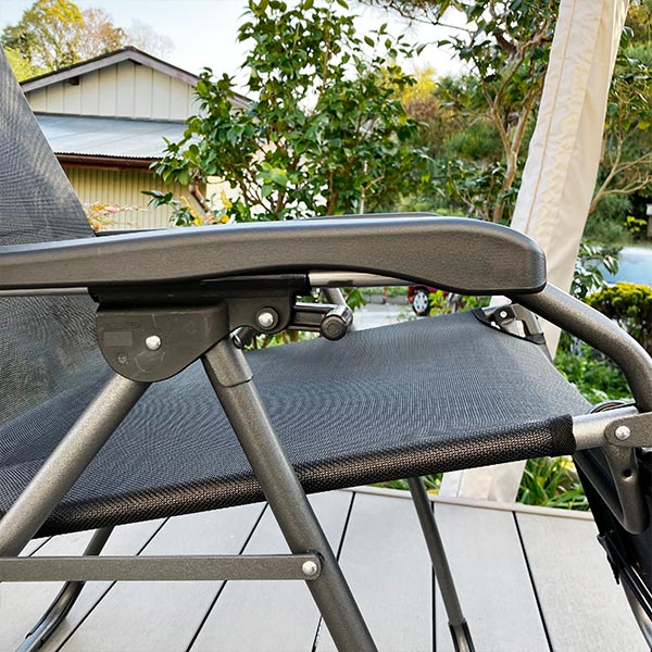 楽天市場】リクライニングチェア ガーデンチェア 折りたたみ 屋外仕様