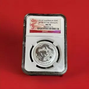 オーストラリア ドラゴン 1オンス シルバー カプセル付き 長方形