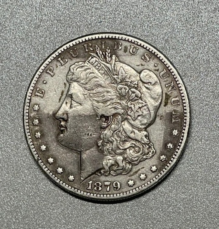 楽天市場】1879-S モルガン 90% 銀貨 1ドル 3枚目 裏面 1878年 斜めの