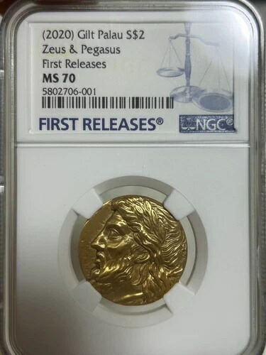 楽天市場】NGC MS70 最高位のゼウス＆ペガサス 2020年 パラオ 銀貨