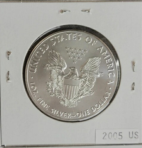楽天市場】2005年 アメリカン シルバー イーグル BU 1オンス コイン US