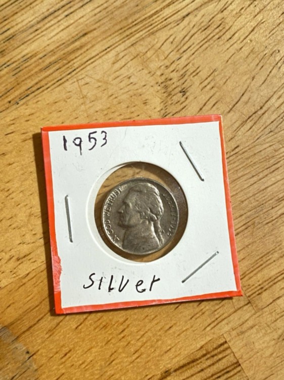 楽天市場】1953年 ジェファーソン・ニッケル 未流通 5セント 5セント