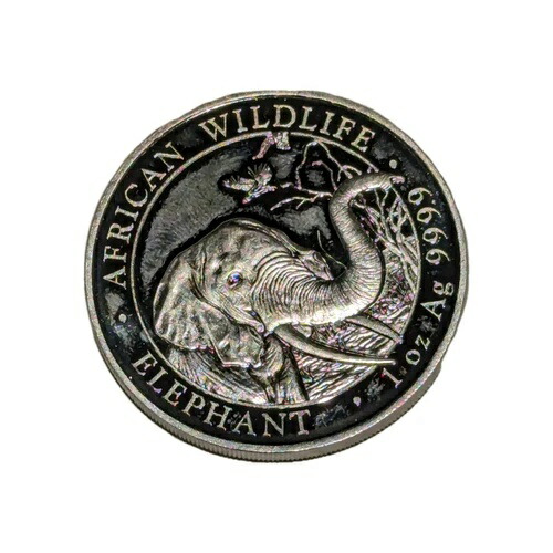 純銀1オンス硬貨 ソマリア共和国 2018年 100シリング ワイルライフ